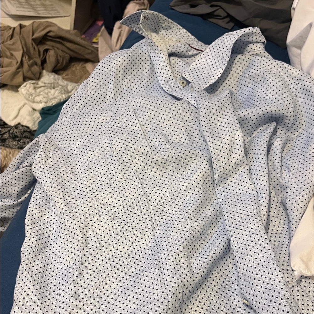 Talbots Light Blue Button Down Shirt